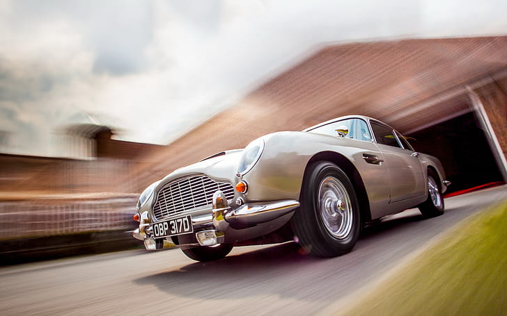 Superba Aston Martin DB5, aston martin retrò, aston martin classica, aston martin vintage, auto d'epoca, auto d'epoca, Sfondo HD