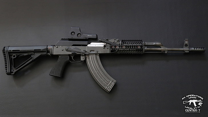 weapons, machine, weapon, Kalashnikov, Custom, AKM, assault Rifle, HD wallpaper