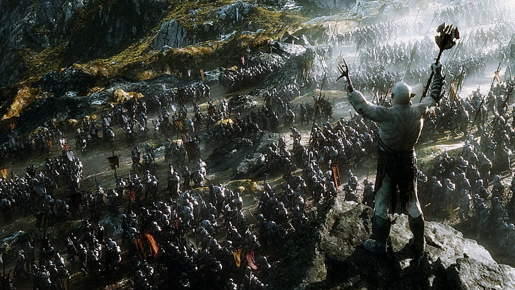 Hobbit beş ordusu savaşı 2014 hd w .., savaş tanrısı vektör, HD masaüstü duvar kağıdı