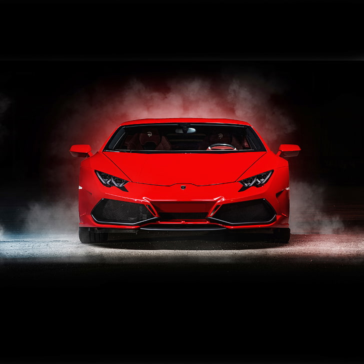 red Lamborghini Huracan, Lamborghini, 2015, Huracan, LB724, hurakan, Ares Design, HD wallpaper