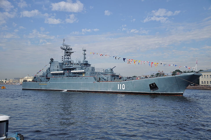 Warships, Russian Navy, Amphibious Assault Ship, Ship, Warship, HD wallpaper