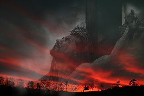 christ, kreuz, jesus, stimmung, religion, HD-Hintergrundbild HD wallpaper