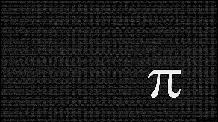 pi numbers typography, HD wallpaper