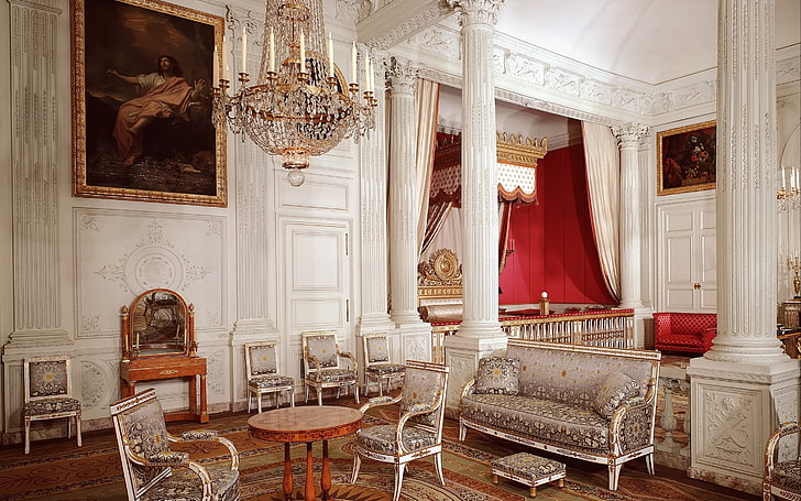 interior, palace, versailles, HD wallpaper