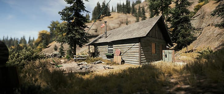 Far Cry 5, Haus, Montana, Screenshot, HD-Hintergrundbild