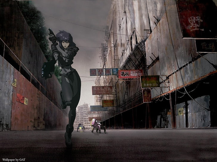 personaggio femminile del gioco, anime, Ghost in the Shell, Sfondo HD