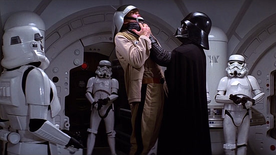 Star Wars, Star Wars-Episode IV: Eine neue Hoffnung, Darth Vader, Stormtrooper, HD-Hintergrundbild HD wallpaper