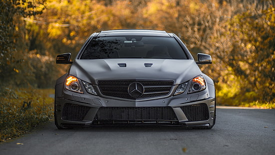 szary samochód Mercedes-Benz, Coupe, E63, Mercedes - Benz, /// AMG, Tapety HD HD wallpaper