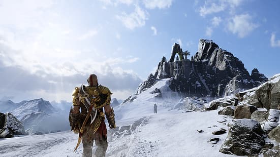 Gott des Krieges (2018), Gott des Krieges, PlayStation 4, Kratos, HD-Hintergrundbild HD wallpaper