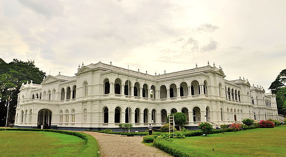 Müze, Colombo, Sri Lanka, beyaz beton bina, Mimari, Asya / Diğerleri, Asya, Müze, sri lanka, colombo, ulusal colombo müzesi, HD masaüstü duvar kağıdı HD wallpaper