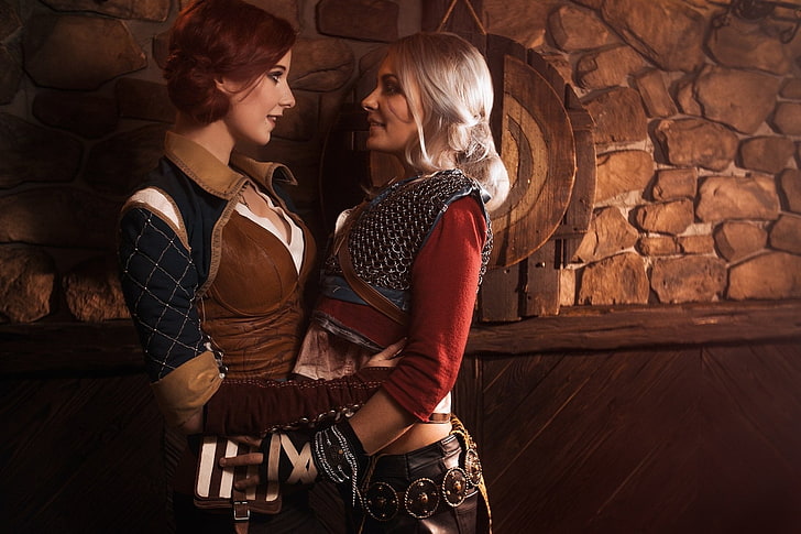 Mulheres, Cosplay, Ciri (The Witcher), The Witcher, Triss Merigold, HD papel de parede