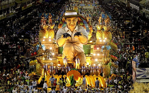 Karneval, Urlaub, Rio, Samba, HD-Hintergrundbild HD wallpaper
