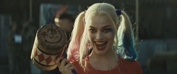 Zrzut ekranu z filmu DC Suicide Squad Harley Quinn, Harley Quinn, DC Comics, Suicide Squad, Robbie Margot, Margot Robbie, Tapety HD