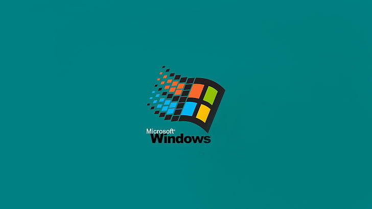 Logo Microsoft Windows 95, Microsoft, Microsoft Windows, Fond d'écran HD