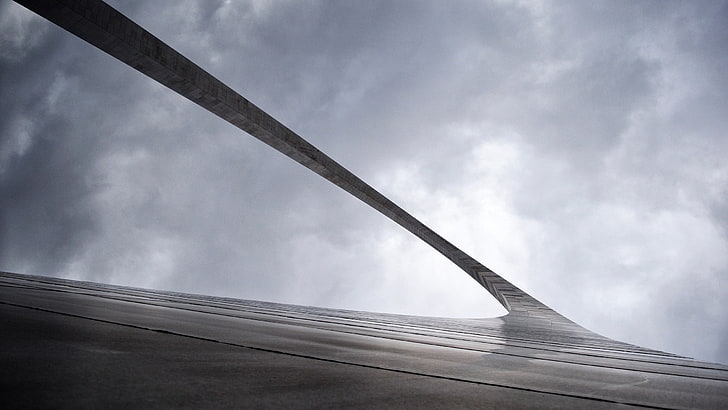 arch, St. Louis, photography, HD wallpaper