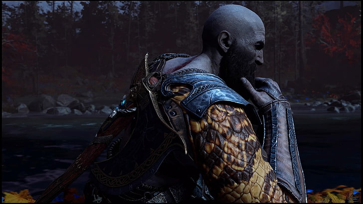 Kratos, God of War (2018), God of War, PlayStation 4, PlayStation, video game, Wallpaper HD