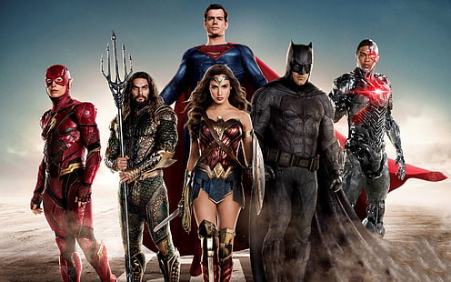 Justice League DC Comics Superbohaterowie, Sprawiedliwość, Superbohaterowie, Komiksy, Liga, Tapety HD HD wallpaper