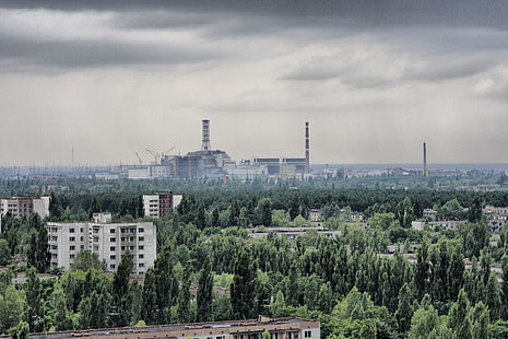 anime, Chernobyl, landscape, Pripyat, Ruin, Wallpaper HD HD wallpaper