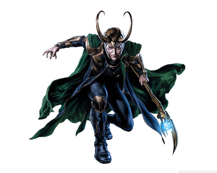 Avengers Loki HD ، شخصية كرتونية أنمي ، أفلام ، أفنجرز ، لوكي، خلفية HD