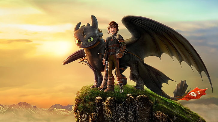Disney How to Train Your Dragon wallpaper, How to Train Your Dragon, How to Train Your Dragon 2, dragon, Toothless, HD tapet