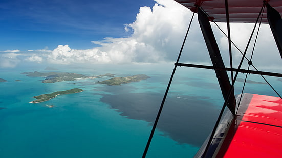 1920x1080 px Aerial View เกาะขาคน HD Art, ISLAND, มุมมองทางอากาศ, 1920x1080 px, วอลล์เปเปอร์ HD HD wallpaper