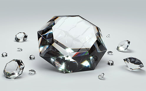 Kristallklarer Diamant-Luxus, HD-Hintergrundbild HD wallpaper