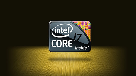 черный процессор Intel Core i7, логотип, Core i7, Intel, процессор Extreme Edition, HD обои HD wallpaper