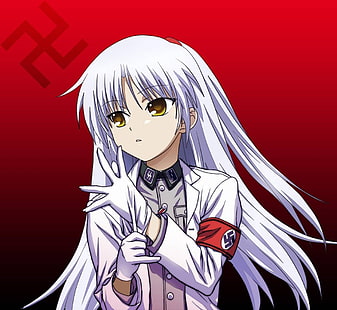 Nazi, gadis anime, anime, Angel Beats!, Tachibana Kanade, Wallpaper HD HD wallpaper