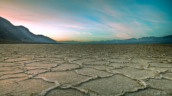 Долината на смъртта, Калифорния, планини, пустиня, природа, пейзаж, HD тапет HD wallpaper