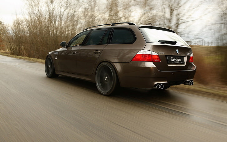 G-Power, BMW, BMW M5 Hurricane RS Touring, BMW M5 Touring, BMW M5, HD wallpaper