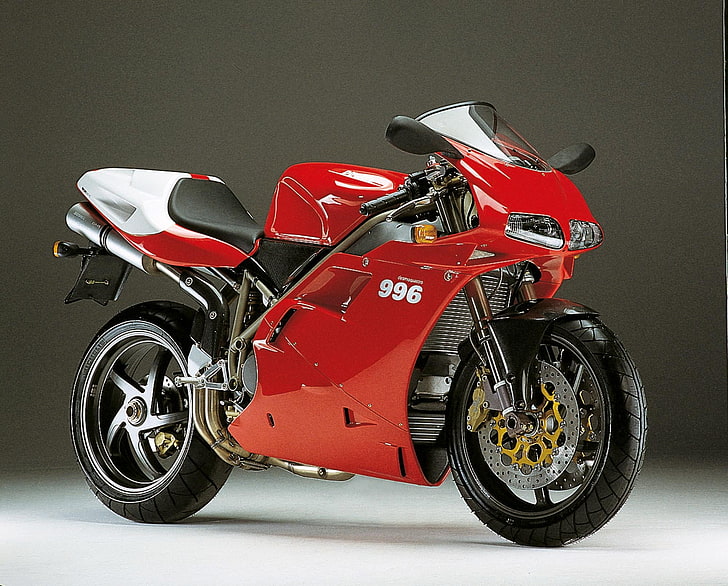 996, bike, ducati, motorbike, HD wallpaper
