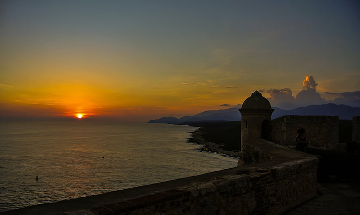 Photography, Sunset, Cuba, Santiago De Cuba, HD wallpaper