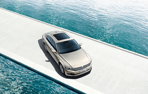 Geneva Auto Show 2016, sedan, Volkswagen Phideon, HD papel de parede HD wallpaper