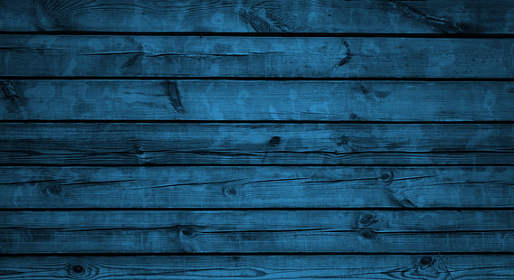panneau de bois bleu, mur, bleu, bois, planches, Fond d'écran HD HD wallpaper