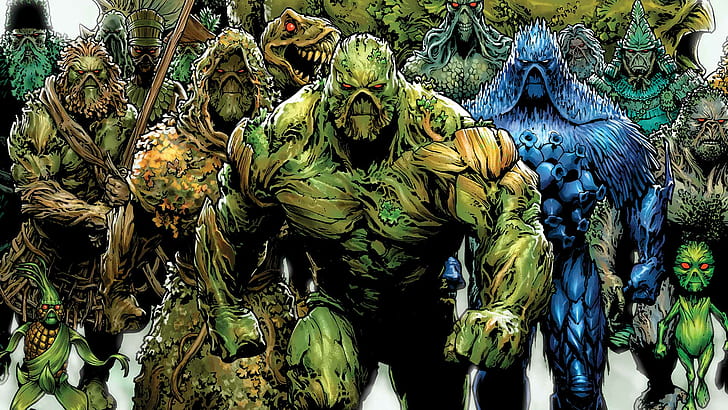 Swamp Thing, DC Comics, HD wallpaper