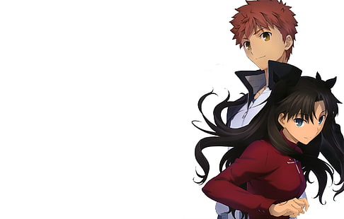 Fate Series, Fate / Stay Night: Unbegrenzte Klingenarbeiten, Rin Tohsaka, Shirou Emiya, HD-Hintergrundbild HD wallpaper