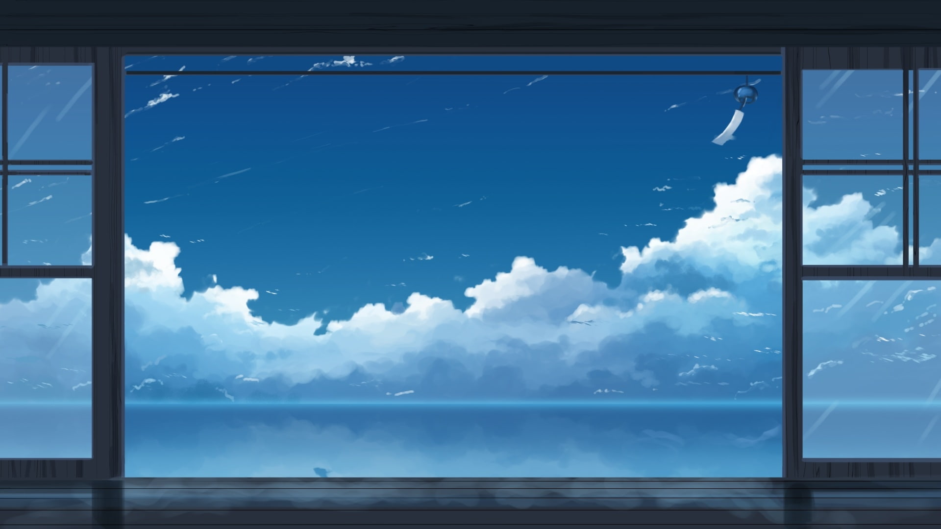 Clouds Wallpaper Anime Landscape Hd Wallpaper Wallpaperbetter