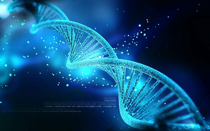 3 d, abstraction, dna, genetic, molecule, pattern, psychedelic, structure, HD wallpaper