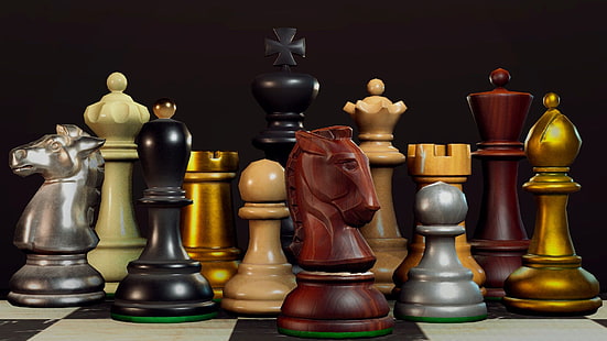 planszowa, szachy, klasyka, gra, strategia, Tapety HD HD wallpaper