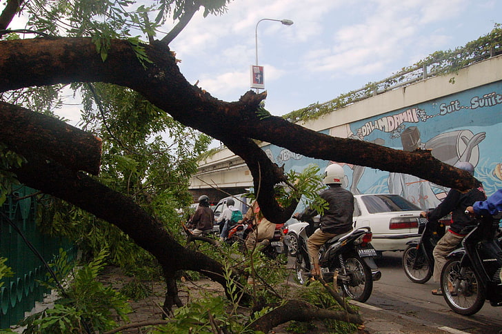 hurricane, indonesia, journalism, motorcycle, people, tornado effect, yogyakarta, HD wallpaper