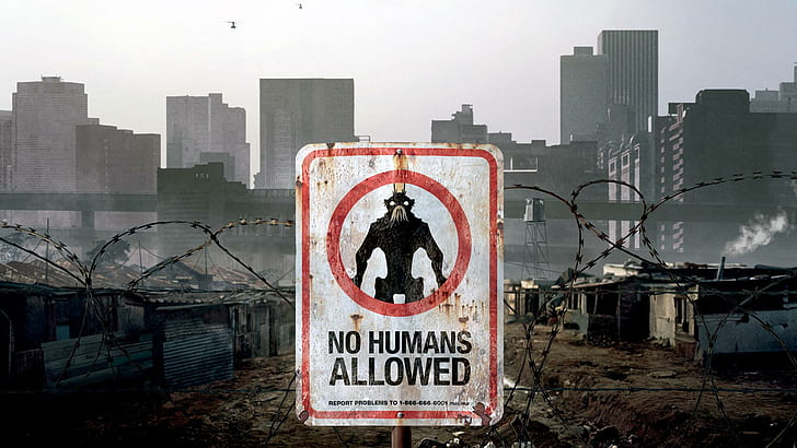 Pas d'humains autorisés, humains, permis, films, Fond d'écran HD