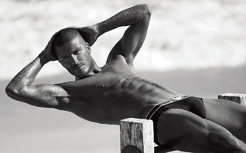 David Beckham en breve, calzoncillo negro para hombres, celebridad, beckham, deporte, breve, david, Fondo de pantalla HD HD wallpaper