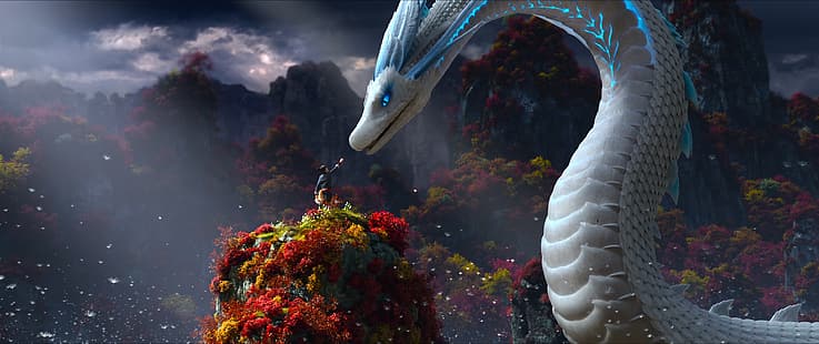 Serpent blanc, légende du serpent blanc, Fond d'écran HD HD wallpaper