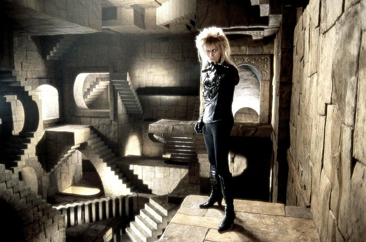 Film, labyrinthe, David Bowie, Fond d'écran HD