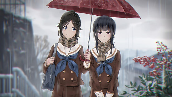Anime, Sound!Euphonium, Mizore Yoroizuka (Ton! Euphonium), Nozomi Kasaki, HD-Hintergrundbild HD wallpaper