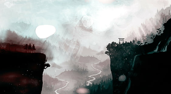 هجوم على ورق حائط تيتان الرقمي ، Shingeki no Kyojin، خلفية HD HD wallpaper