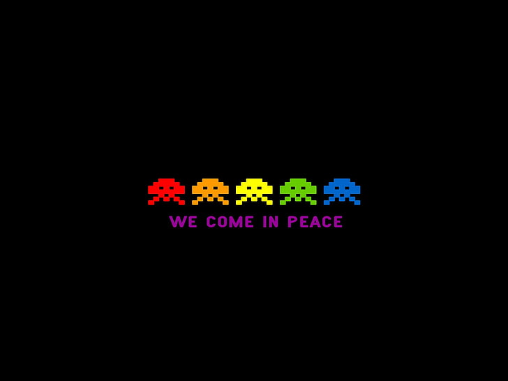 retro games, Space Invaders, HD wallpaper