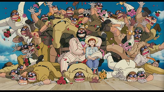 Studio Ghibli, Porco Rosso, #红猪, capture d'écran, Fond d'écran HD HD wallpaper