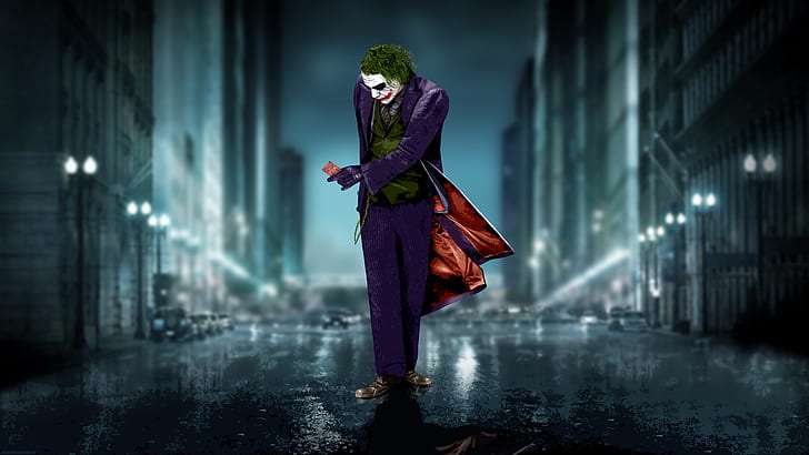 Batman The Dark Knight Joker HD, filmer, the, dark, batman, riddare, joker, HD tapet