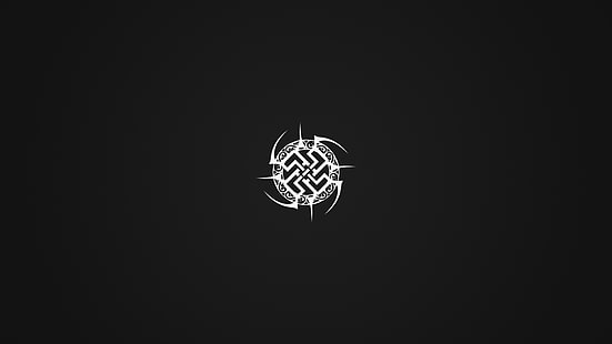 Abstrakt, Tribal, Minimalismus, Logo, Hakenkreuz, HD-Hintergrundbild HD wallpaper